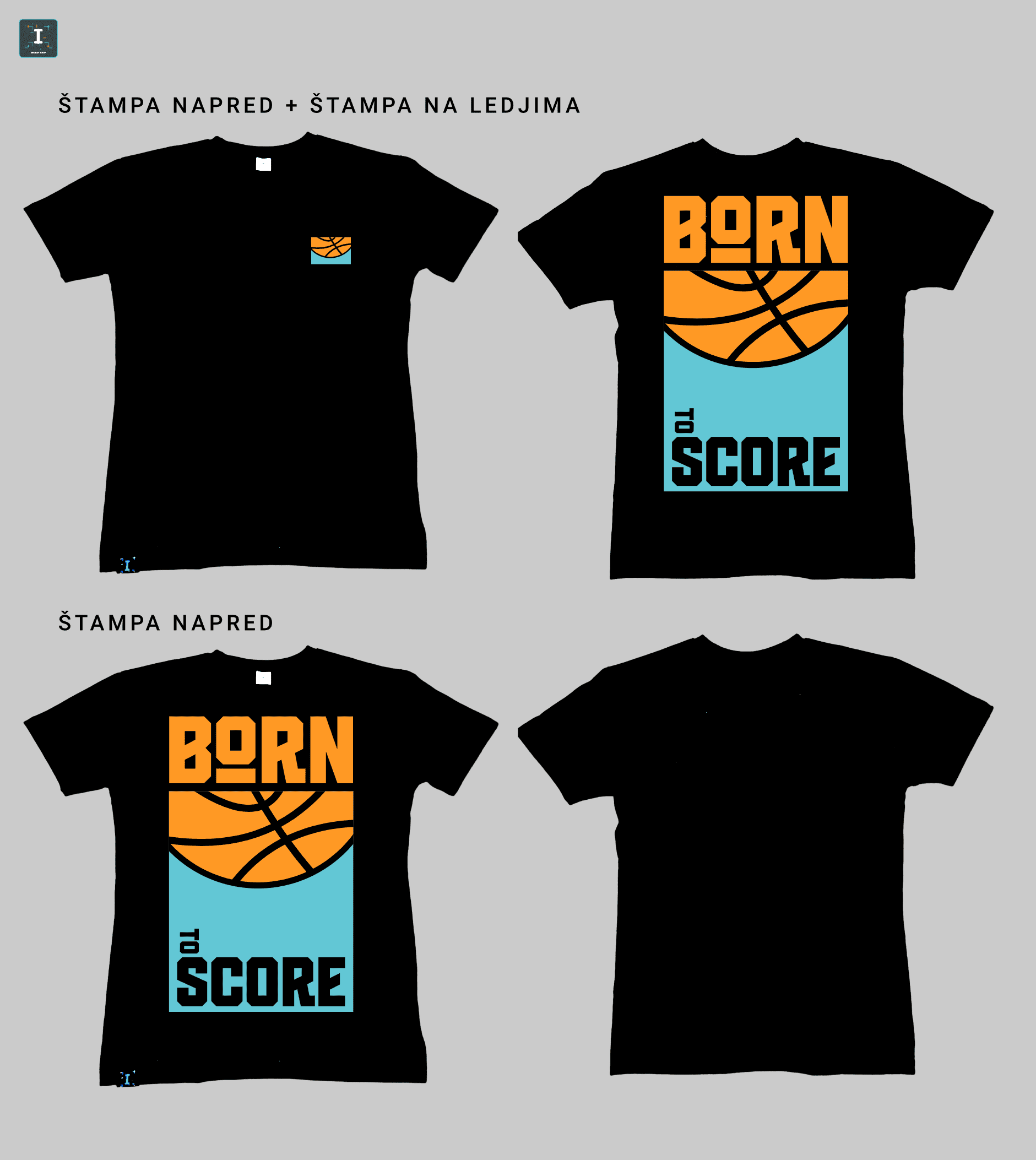Born To Score - Majica - Slika 2