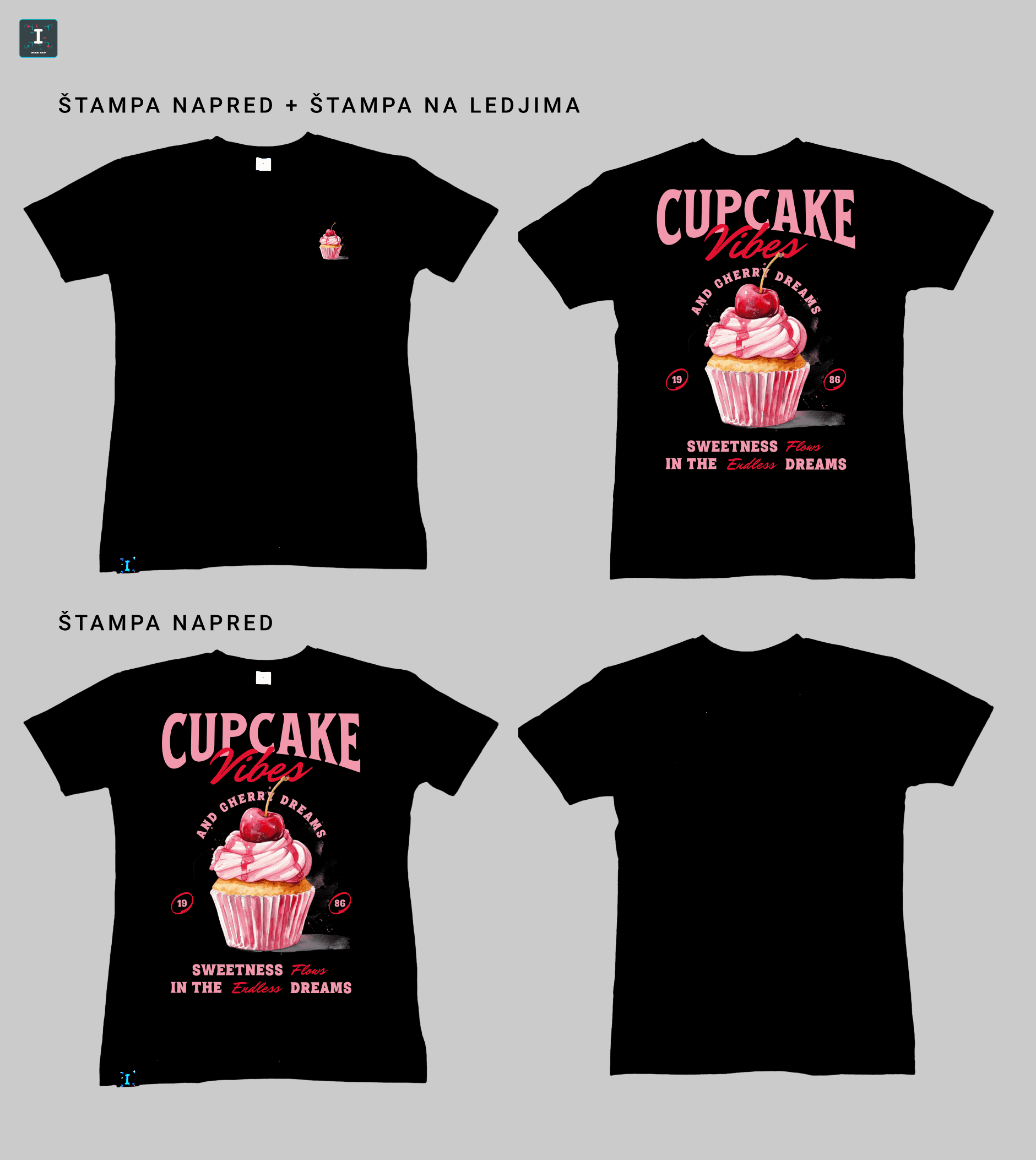 Cupcake Vibes - Majica - Slika 2