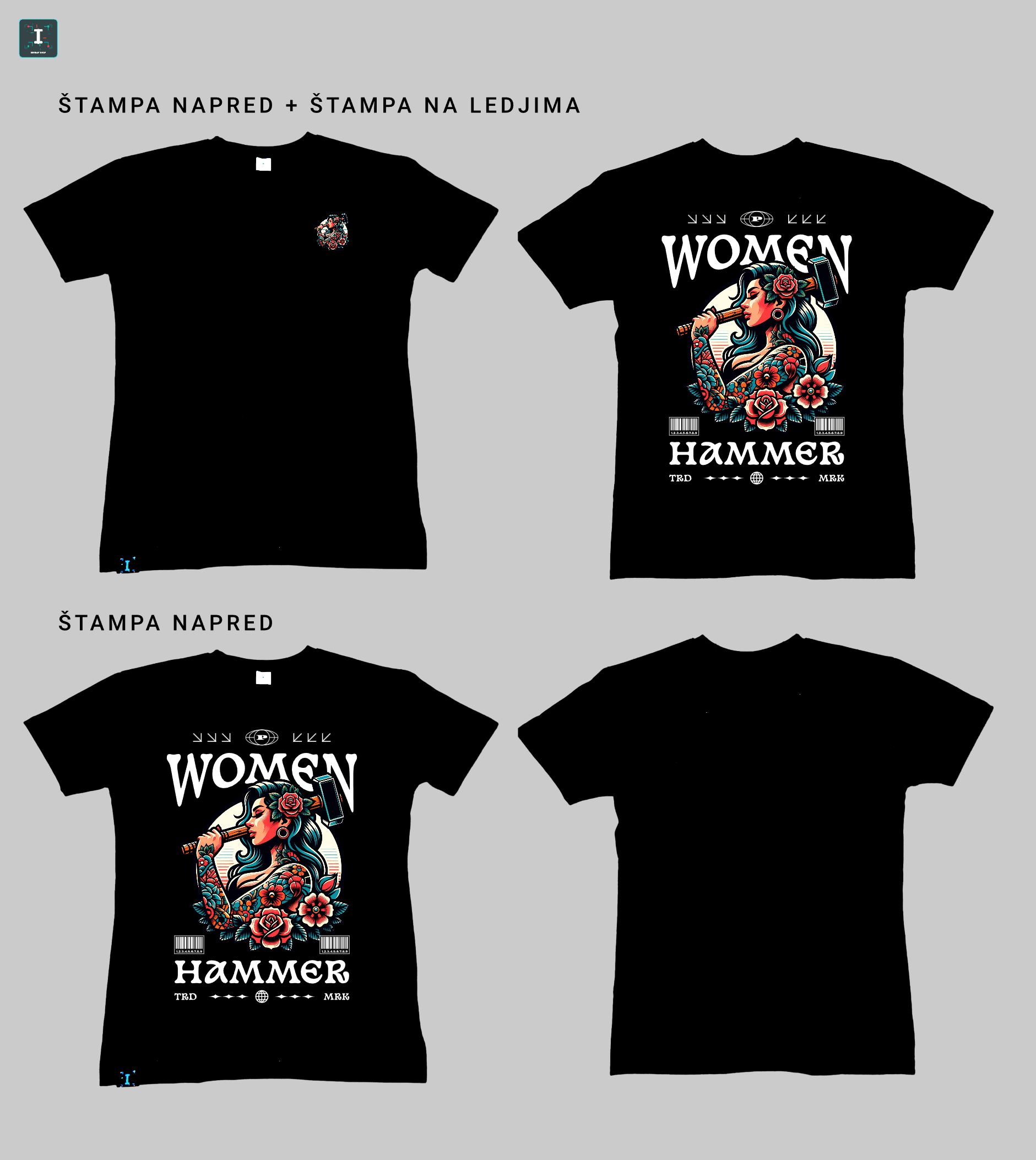 Woman Hammer - Majica - Slika 2